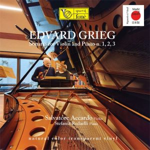 EDVARD GRIEG - Sonatas for Violin and Piano n. 1, 2, 3 - Accardo, Redaelli - (LP)